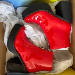 Current Mood Devil Franky Platform Red size 6